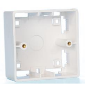Back Box for 86x86mm Faceplate