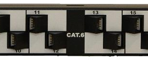 Cat6 UTP 24port Angled PCB Panel