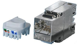 Cat6a Toolless FTP Keystone Jack