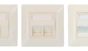 Faceplate 86x86mm Germany Style 1,2 And 3 Ports