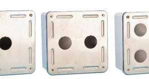 Stainless Steel Faceplates For IP67 Solution Incl Backbox For Wall Mount